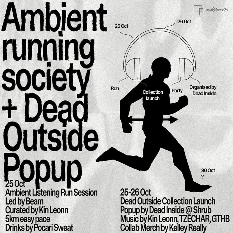 Cover Image for Dead Outside Pop Up + Ambient Running Society