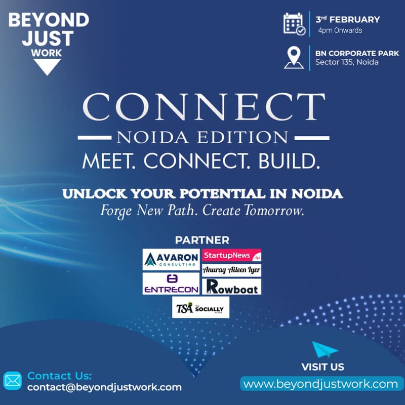 Cover Image for CONNECT — Noida Edition [ Meet. Connect. Build. ]