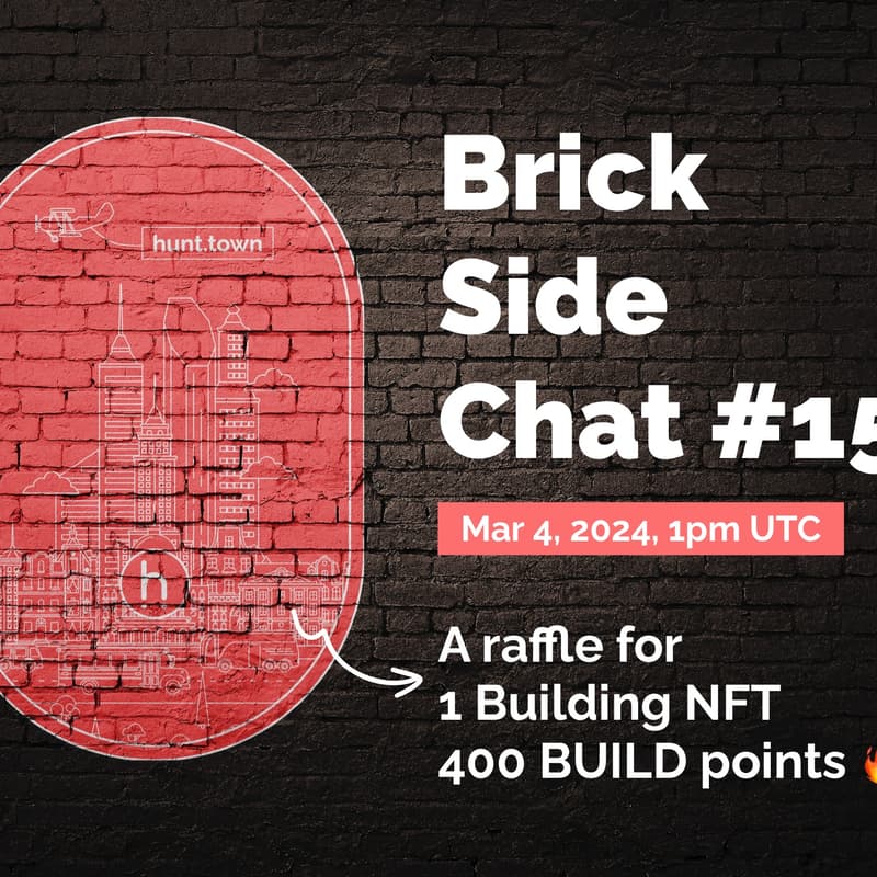 Cover Image for Brick Side Chat #15 - Online Web3 Networking Meetup