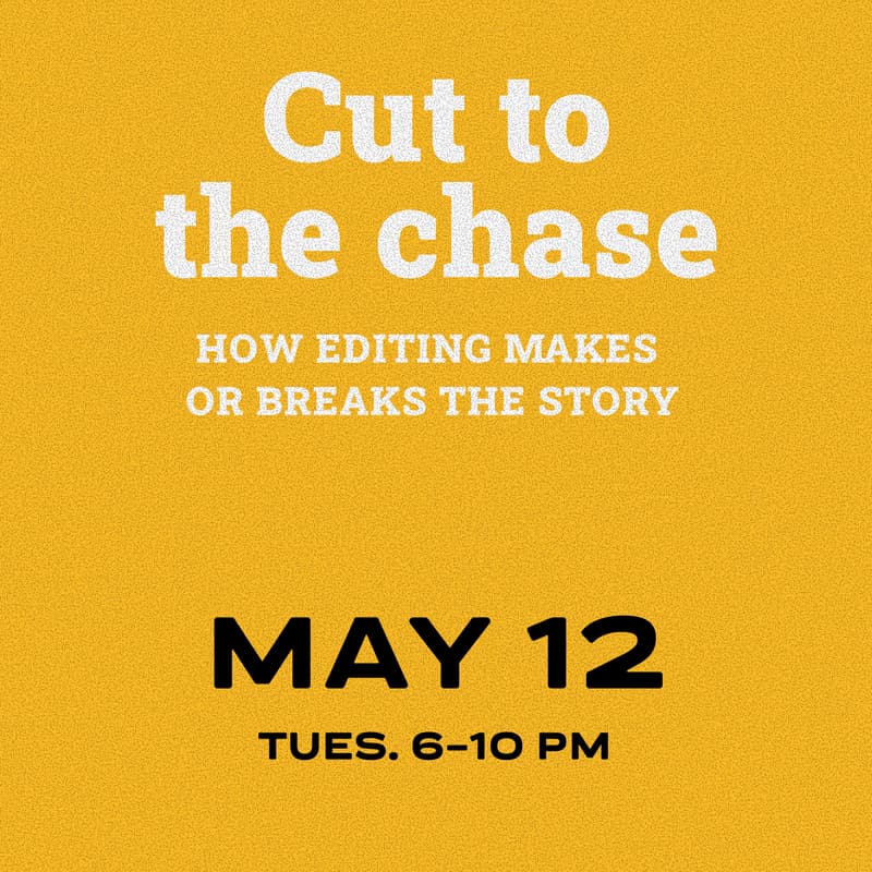 Cover Image for Cut to the chase. How editing makes or breaks the story.