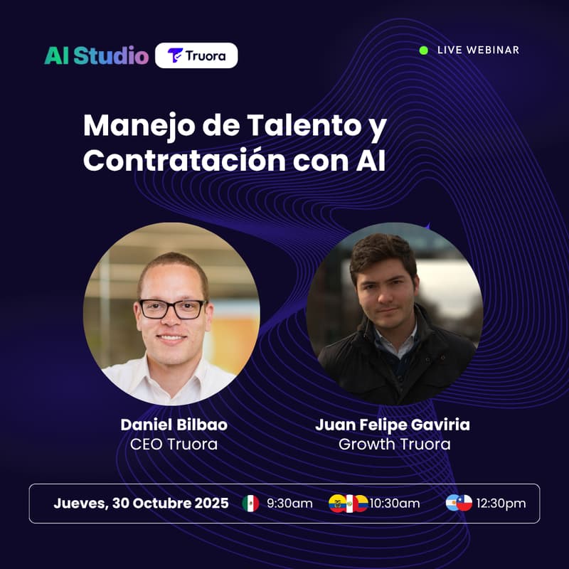 Cover Image for AI Studio by Truora Presenta: Manejo de Talento y Contratación con AI