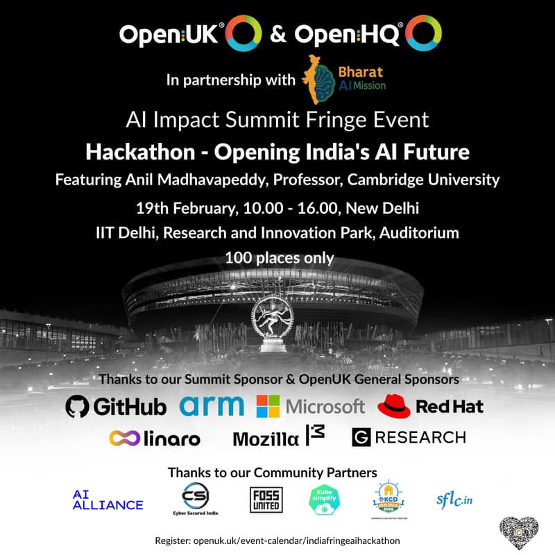 Cover Image for AI Impact Summit Fringe Event Hackathon – Opening India’s AI Future with Bharat AI Mission