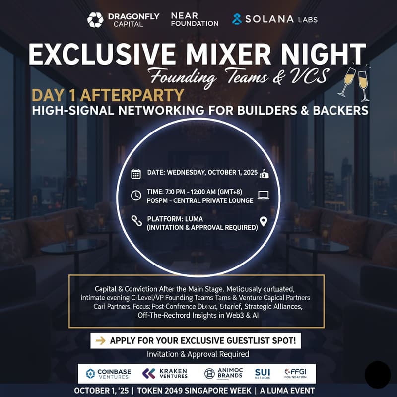 Cover Image for 🤝 Exclusive Mixer Night | Founding Teams & VCs 🍾