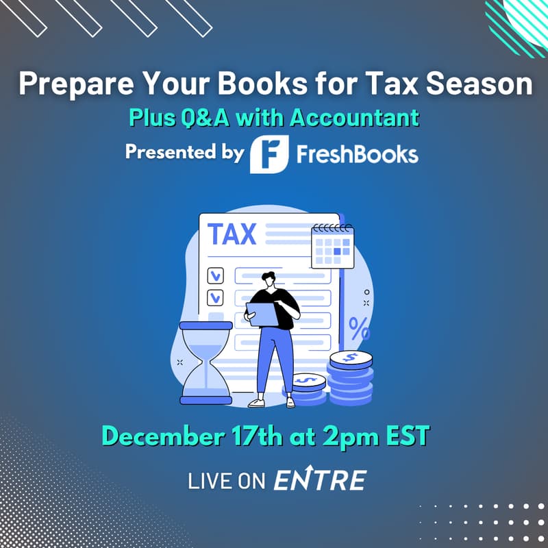 Cover Image for Startups Tax Strategy Workshop with FreshBooks