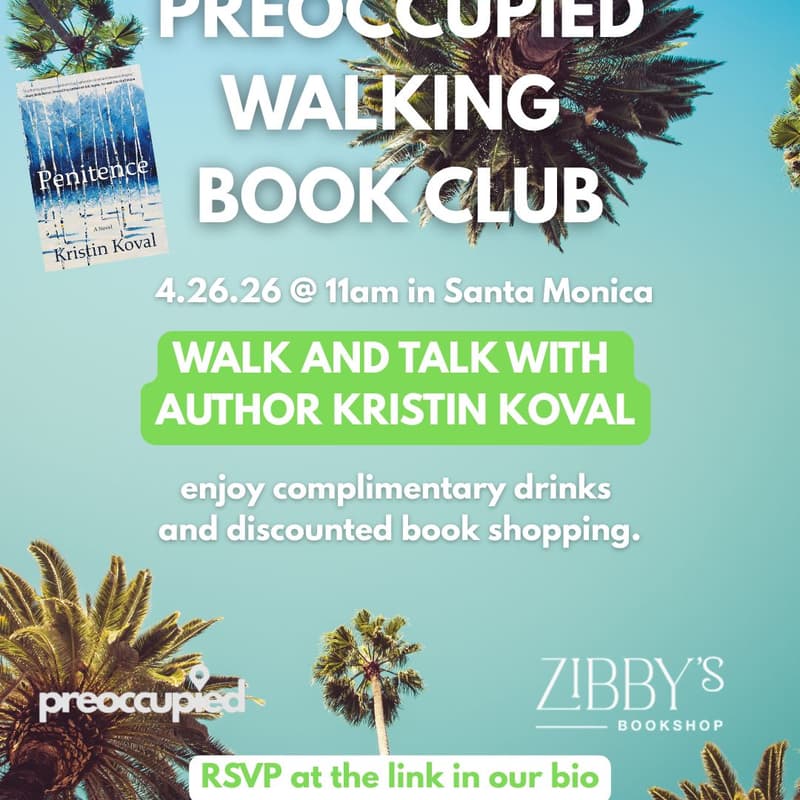 Cover Image for Preoccupied Walking Book Club with Kristin Koval
