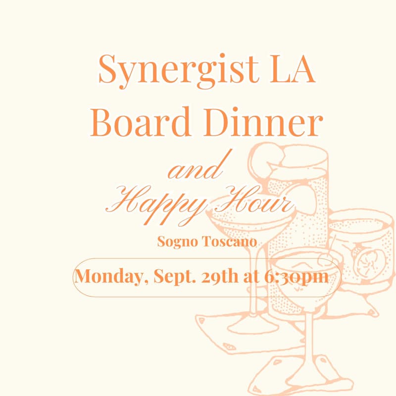 Cover Image for Synergist LA Board Dinner