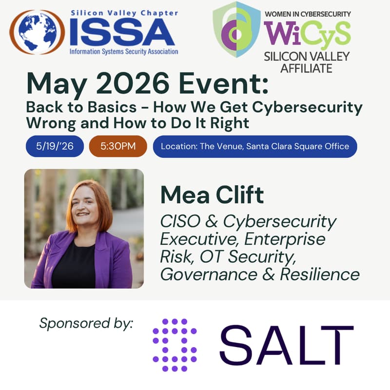 Cover Image for May 2026 Event: Back to Basics - How We Get Cybersecurity Wrong and How to Do It Right