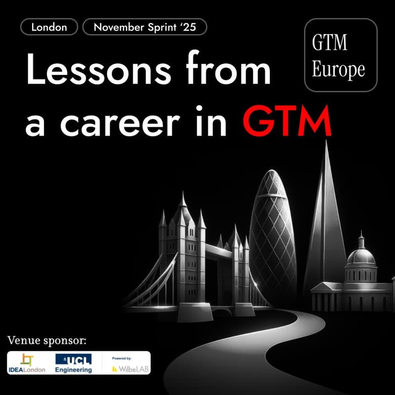 Cover Image for GTM is all you need - lessons from a career in GTM