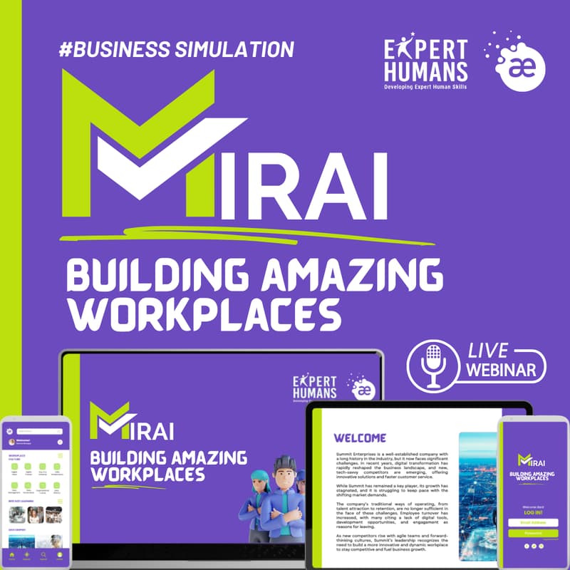 Cover Image for 🌏 MIRAI: Building Amazing Workplaces – Live Business Simulation Experience