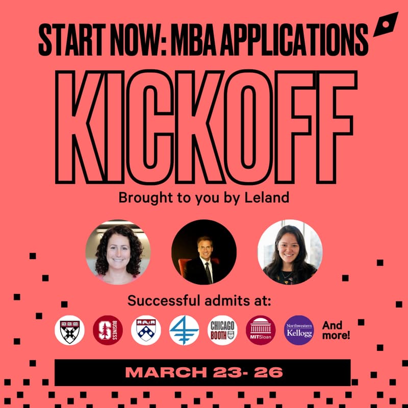 Cover Image for Start Now: MBA Applications Week Kickoff