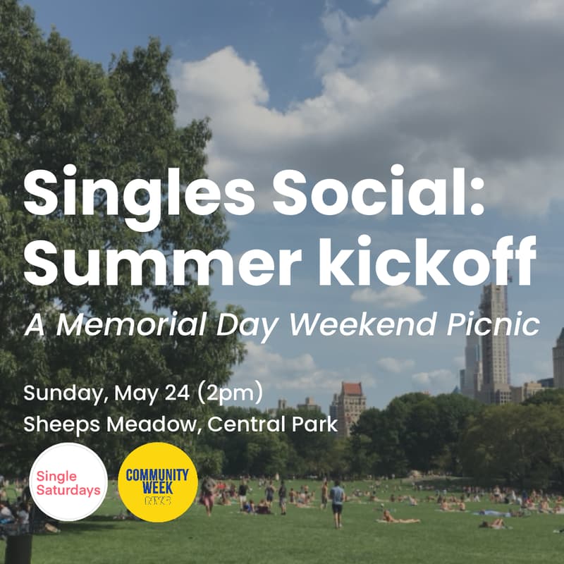 Cover Image for Singles Social: Summer Kickoff (MDW picnic)