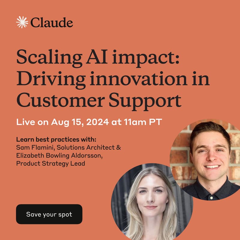 Cover Image for Scaling AI impact: Driving innovation in Customer Support