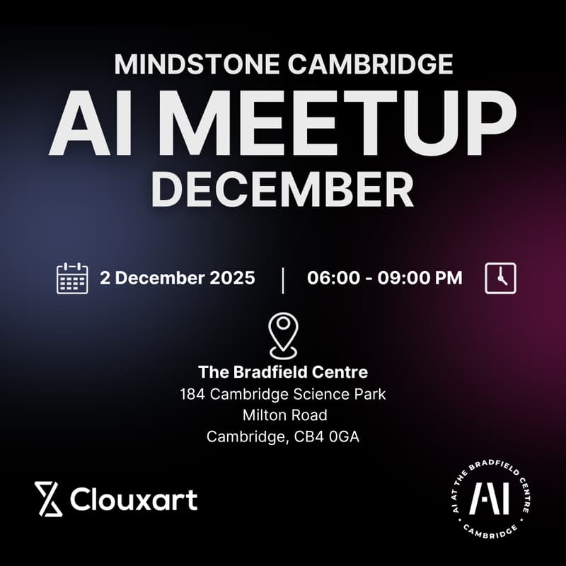 Cover Image for Mindstone Cambridge December AI Meetup