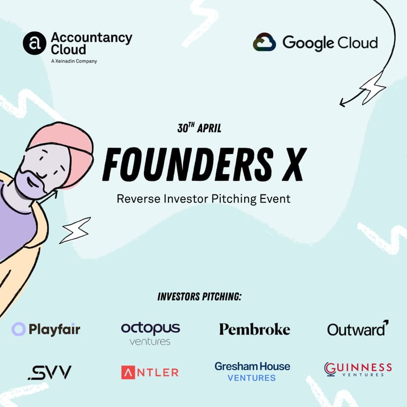 Cover Image for FoundersX x Reverse Investor Pitching Event - Google Cloud
