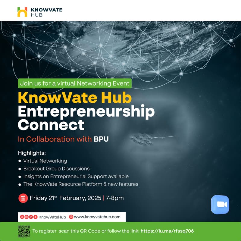 Cover Image for KnowVate Hub Entrepreneurship Connect
