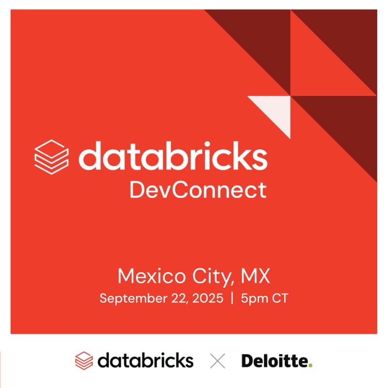 Cover Image for Databricks DevConnect | Mexico City, Mexico