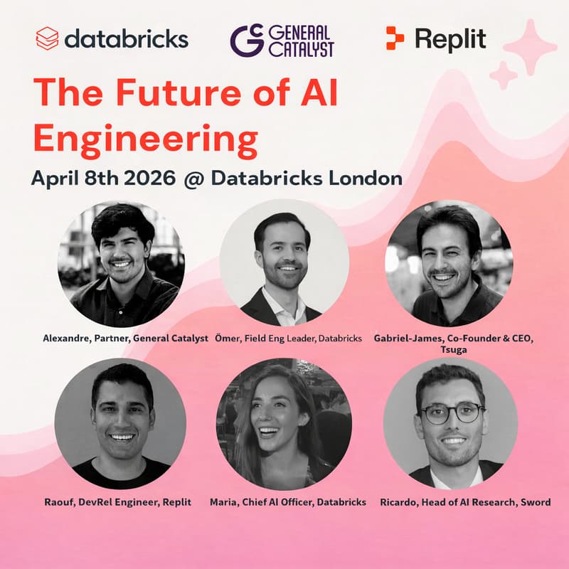 Cover Image for The Future of AI Engineering: An Evening with Databricks & General Catalyst