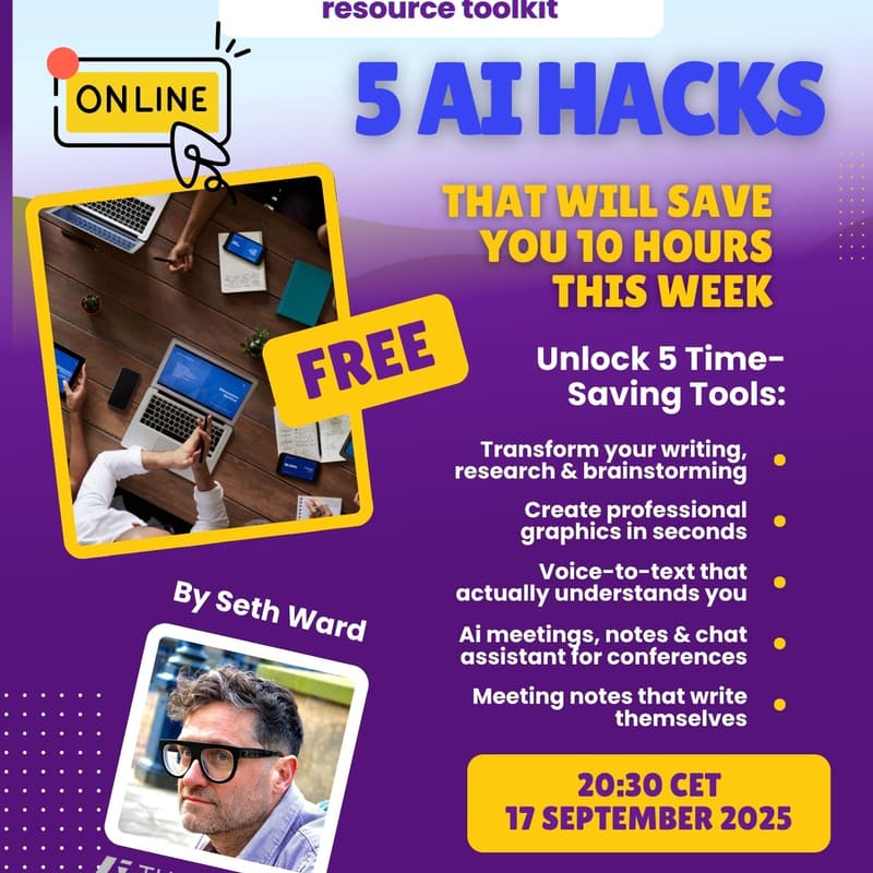 Cover Image for 5 AI Hacks to save you 10 hours this week