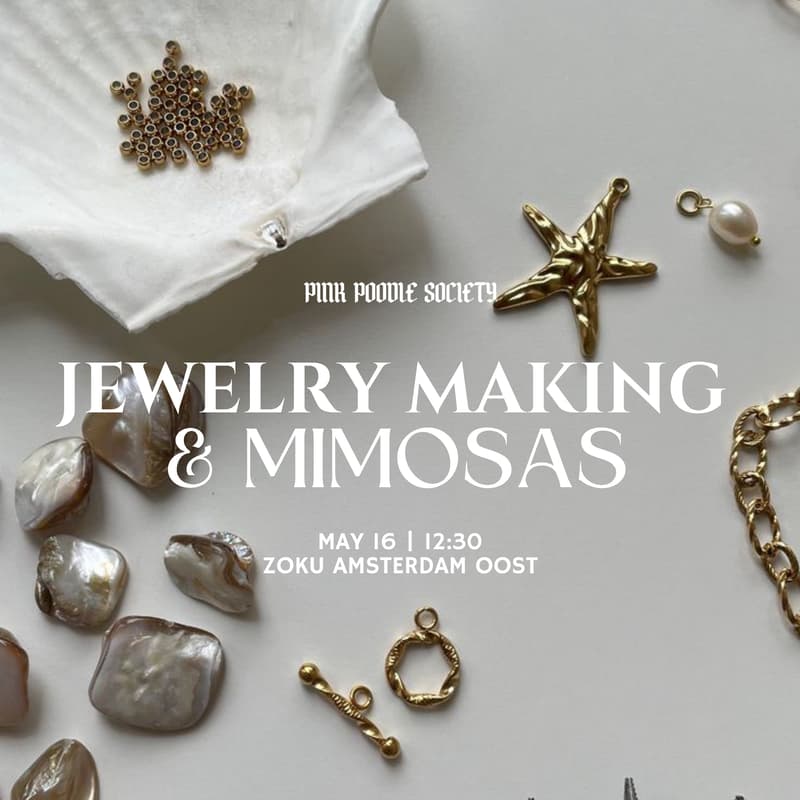 Cover Image for Amsterdam | Jewellery Making & Mimosas ( or tea & Coffee)
