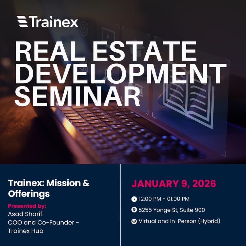 Cover Image for Real Estate development Seminar: Trainex Mission Offerings