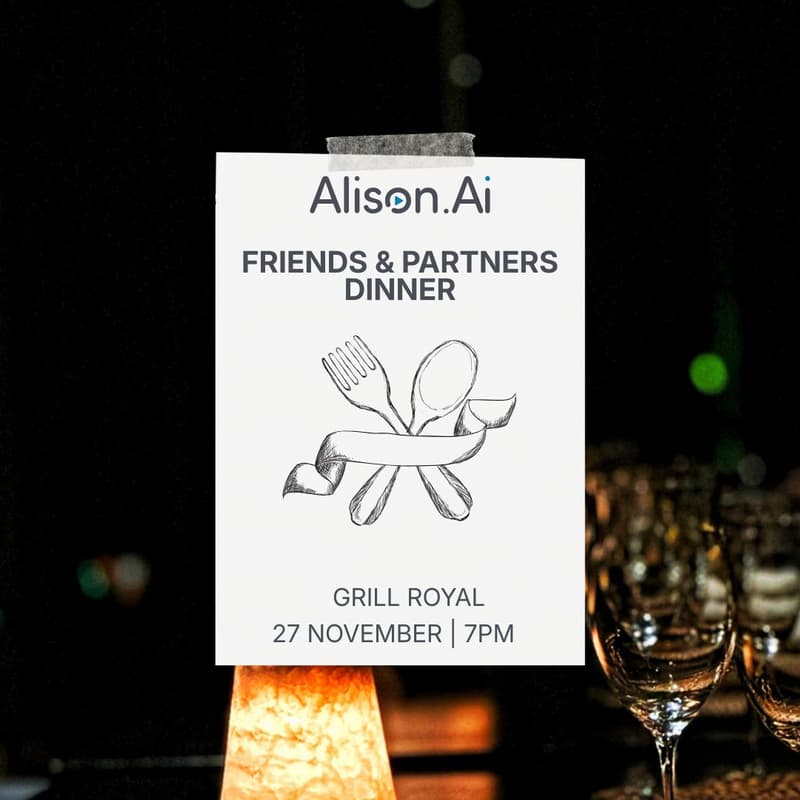 Cover Image for Alison.ai Friends & Partners Dinner