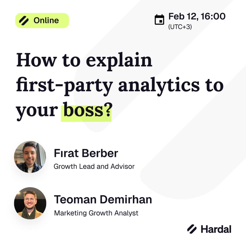 Cover Image for How to explain first-party analytics to your boss?
