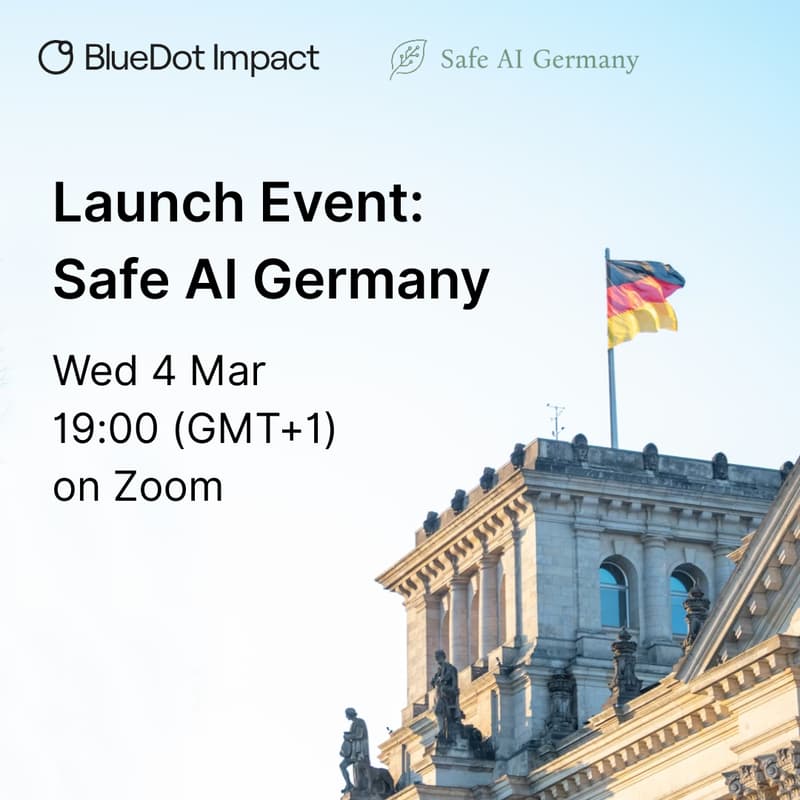 Cover Image for Launch: Safe AI Germany + Virtual Networking