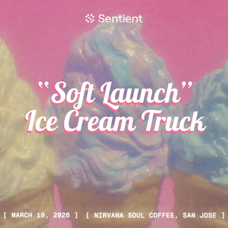 Cover Image for Sentient "Soft Launch" Ice Cream Cart | Nvidia GTC Edition