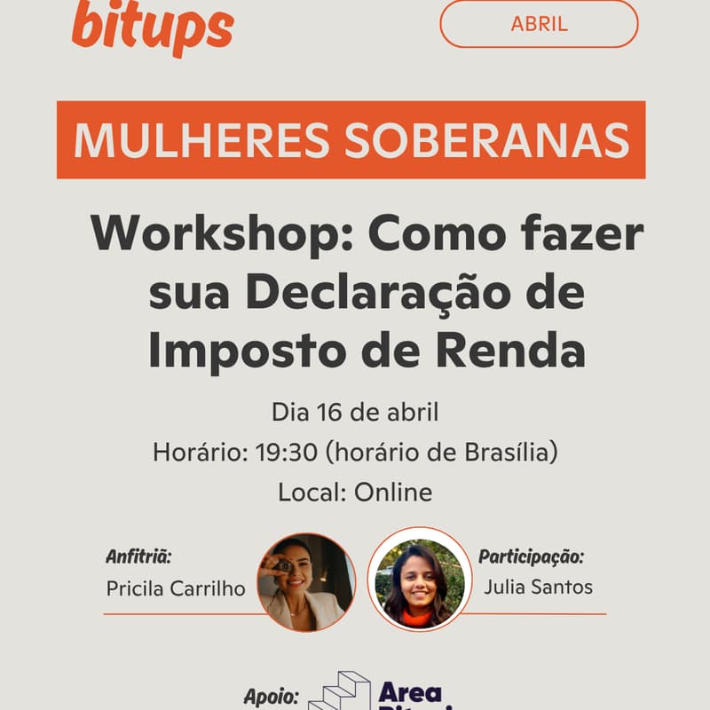 Cover Image for Workshop: Como fazer sua Declaração de Imposto de Renda