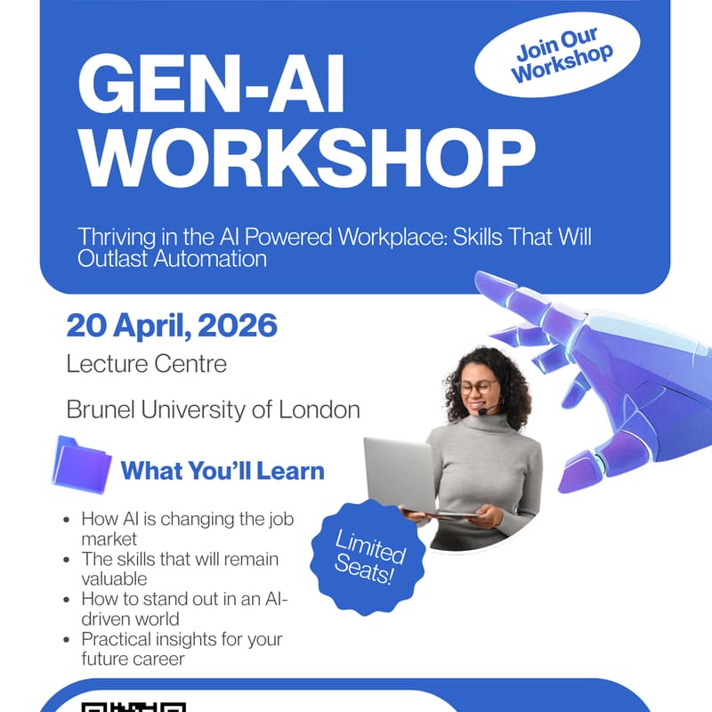 Cover Image for Gen AI Workshop - Thriving in the AI Powered Workplace