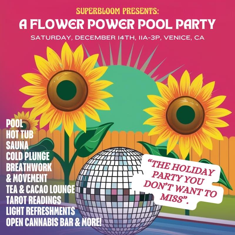 Cover Image for Flower Power Pool Party