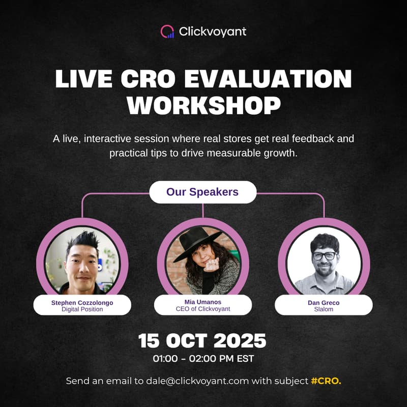 Cover Image for The CRO Breakdown: A Live CRO Evaluation Workshop
