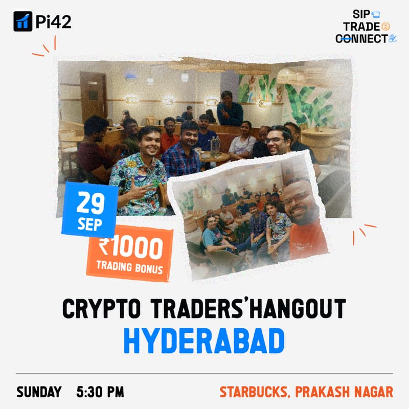 Cover Image for Pi42 Crypto Traders’ Hangout- Hyderabad