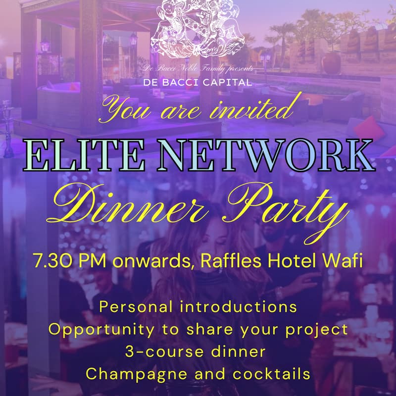 Cover Image for Elite Networking Dinner at Raffles Dubai