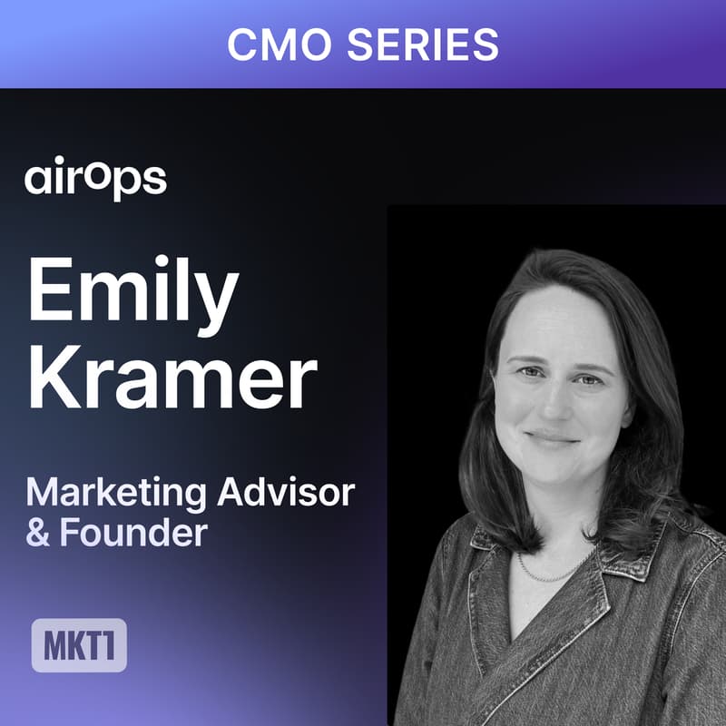 Cover Image for Why the Smartest CMOs Build Content Like a Product with Emily Kramer
