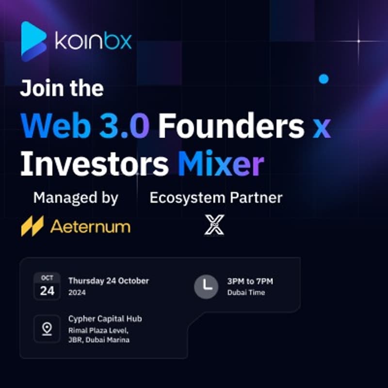 Cover Image for Web 3.0 Founders x Investors Mixer