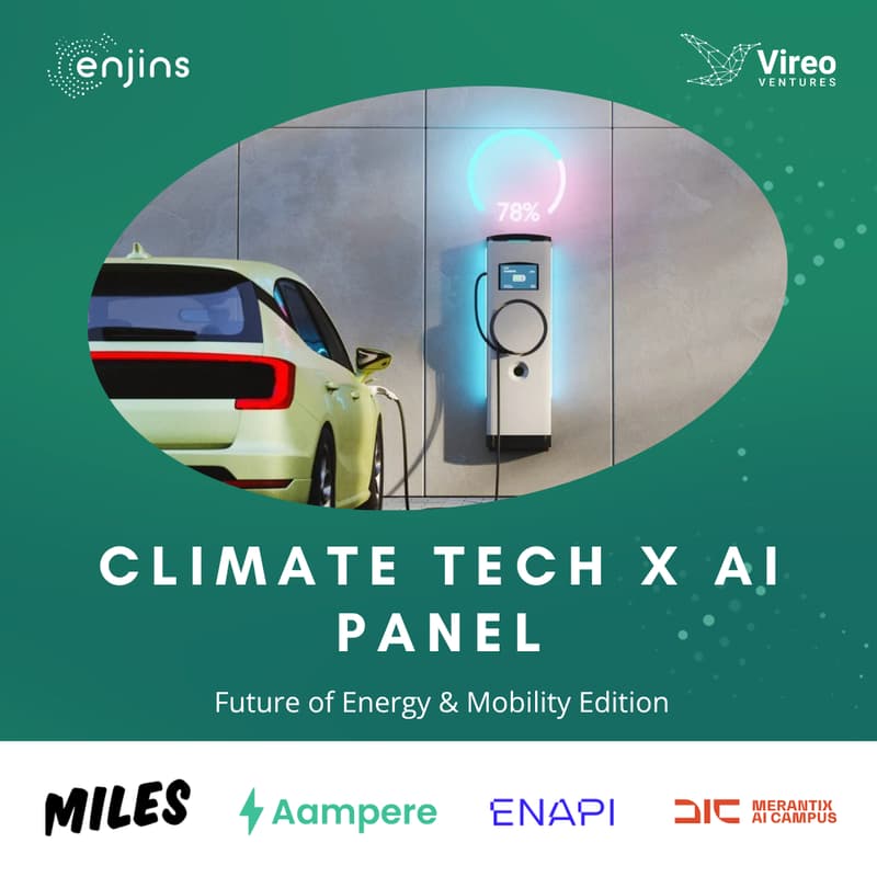 Cover Image for Climate Tech X AI Panel hosted by Enjins & Vireo Ventures