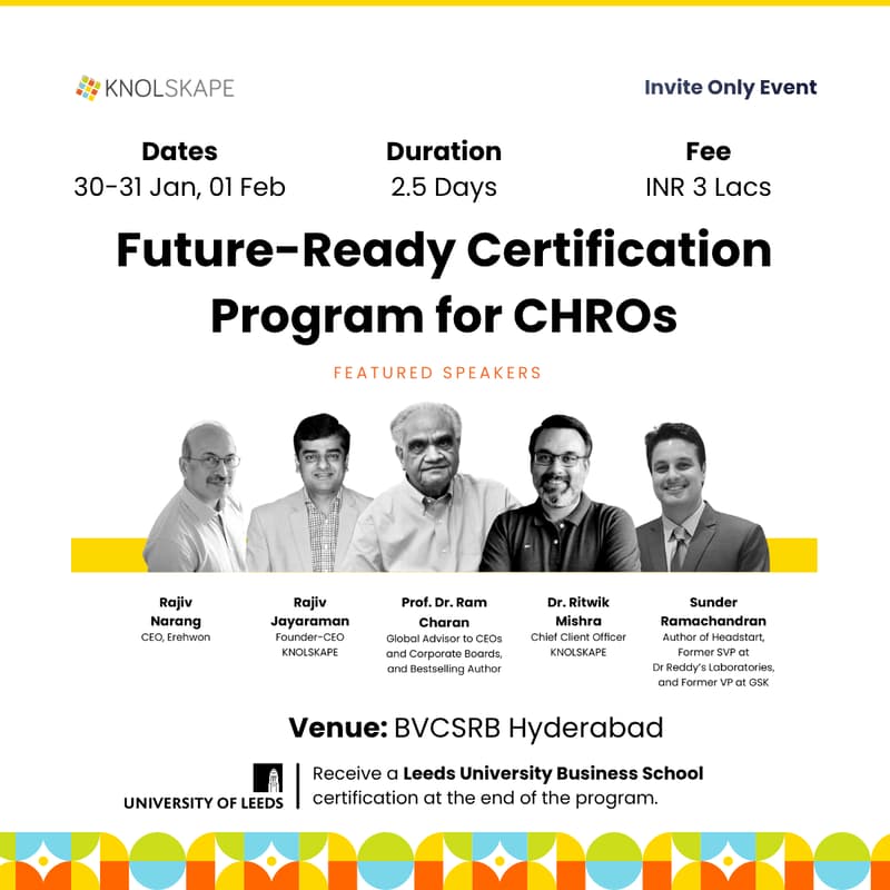 Cover Image for Future Ready Certification Program for CHROs