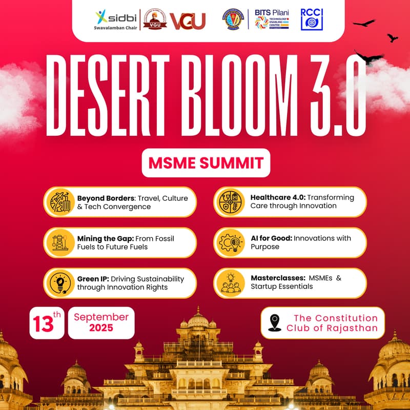 Cover Image for Desert Bloom 3.0: MSME Summit