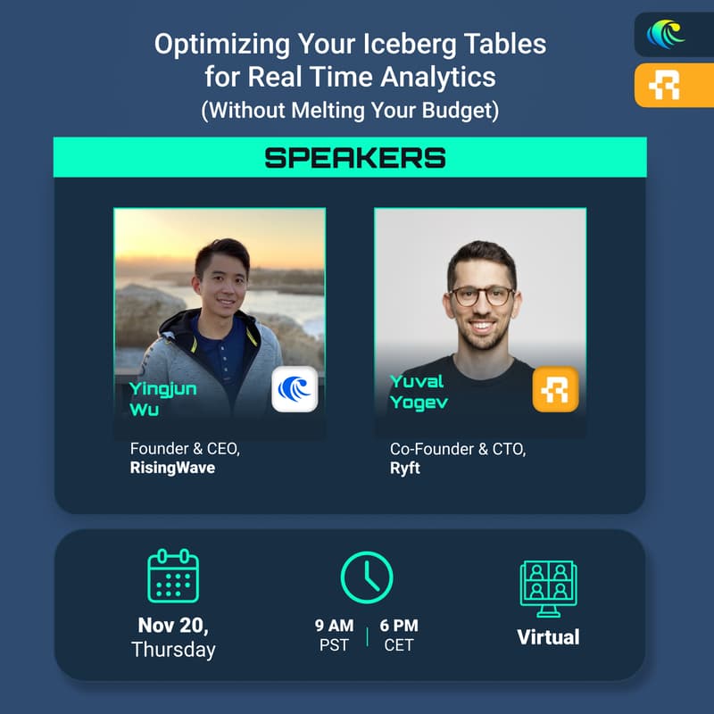 Cover Image for Optimizing Your Iceberg Tables for Real Time Analytics (Without Melting Your Budget)