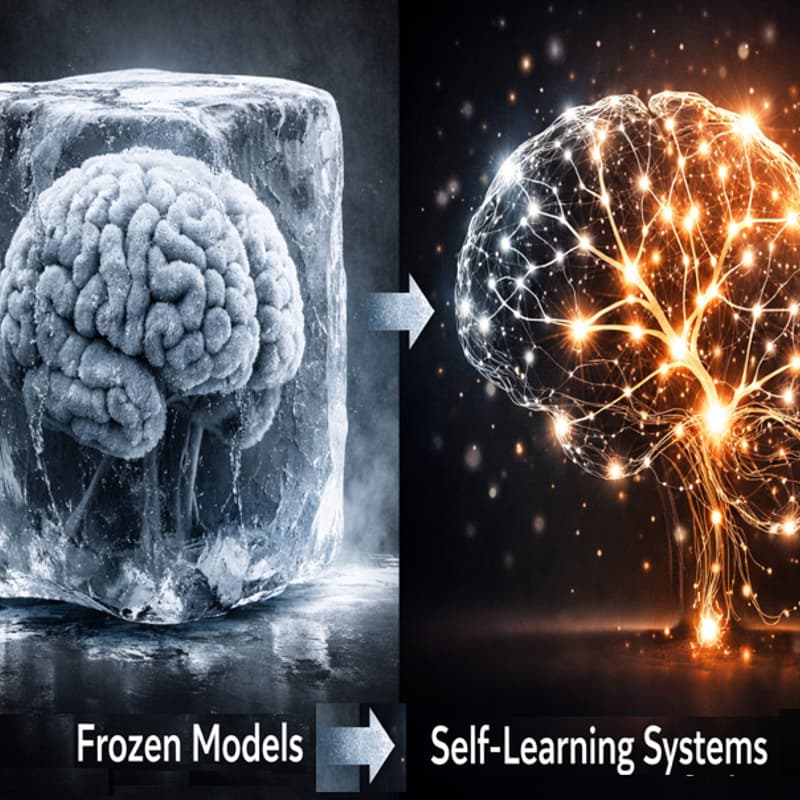Cover Image for Beyond LLMs: The Shift to Self-Learning AI