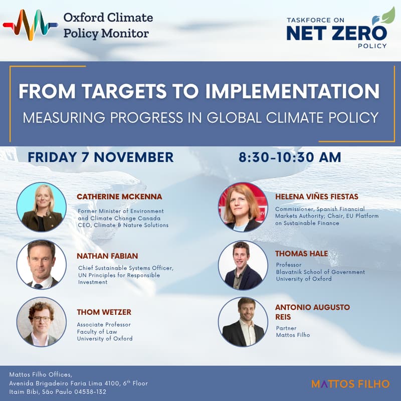 Cover Image for From Targets to Implementation: Measuring Progress in Global Climate Policy