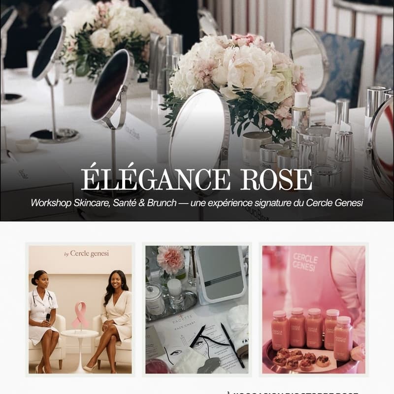 Cover Image for ÉLÉGANCE ROSE – Atelier « Skincare & Prévention »