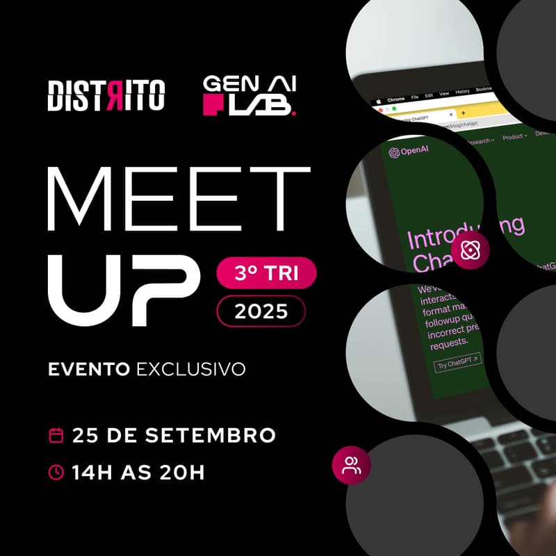 Cover Image for Meetup GenAI Lab #3 | Corrida pelo Futuro: Big Techs, Startups e as Novas Apostas da IA