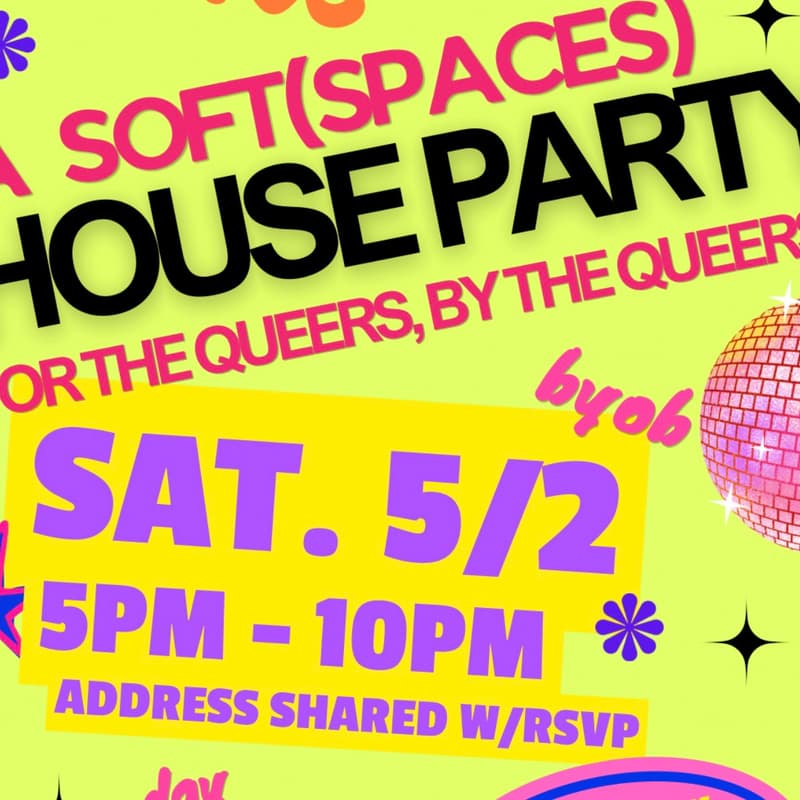 Cover Image for a soft(spaces) house party 🏠🎉🥂