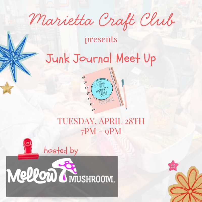 Cover Image for Marietta Craft Club : Junk Journal Meet Up