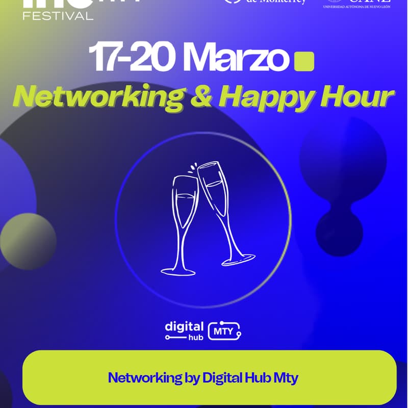 Cover Image for Happy Hour & Networking by Digital Hub Mty Restaurante Matthew, Expedition FEMSA