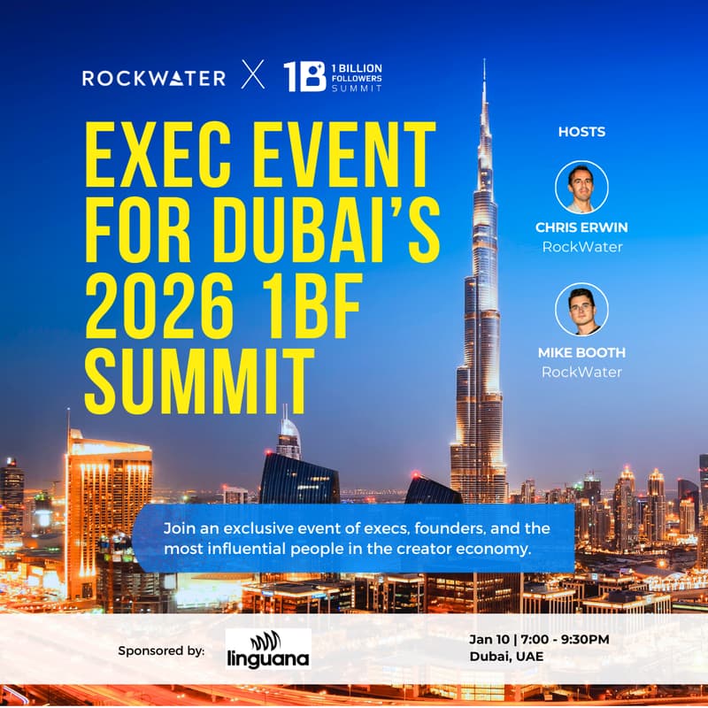 Cover Image for Exec Event for Dubai's 2026 1BF Summit | by RockWater