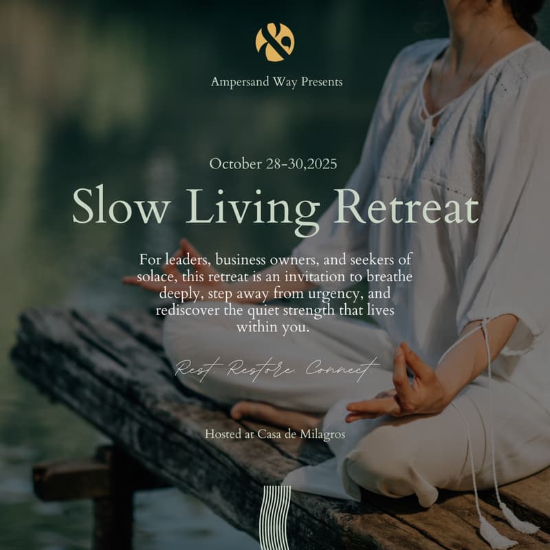 Cover Image for Slow Living Retreat: Rest, Restore, Connect