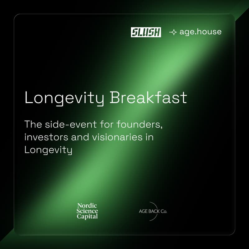 Cover Image for Slush x age.house Longevity Breakfast